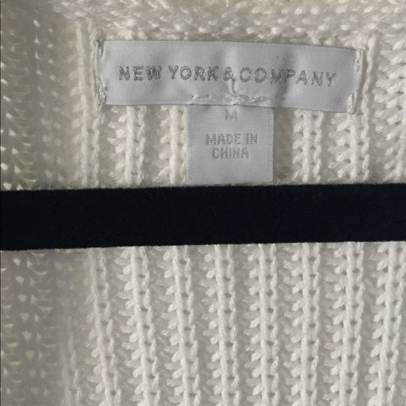 New York Company Cardigan Short Sleeve Sweater - Picture 3 of 8
